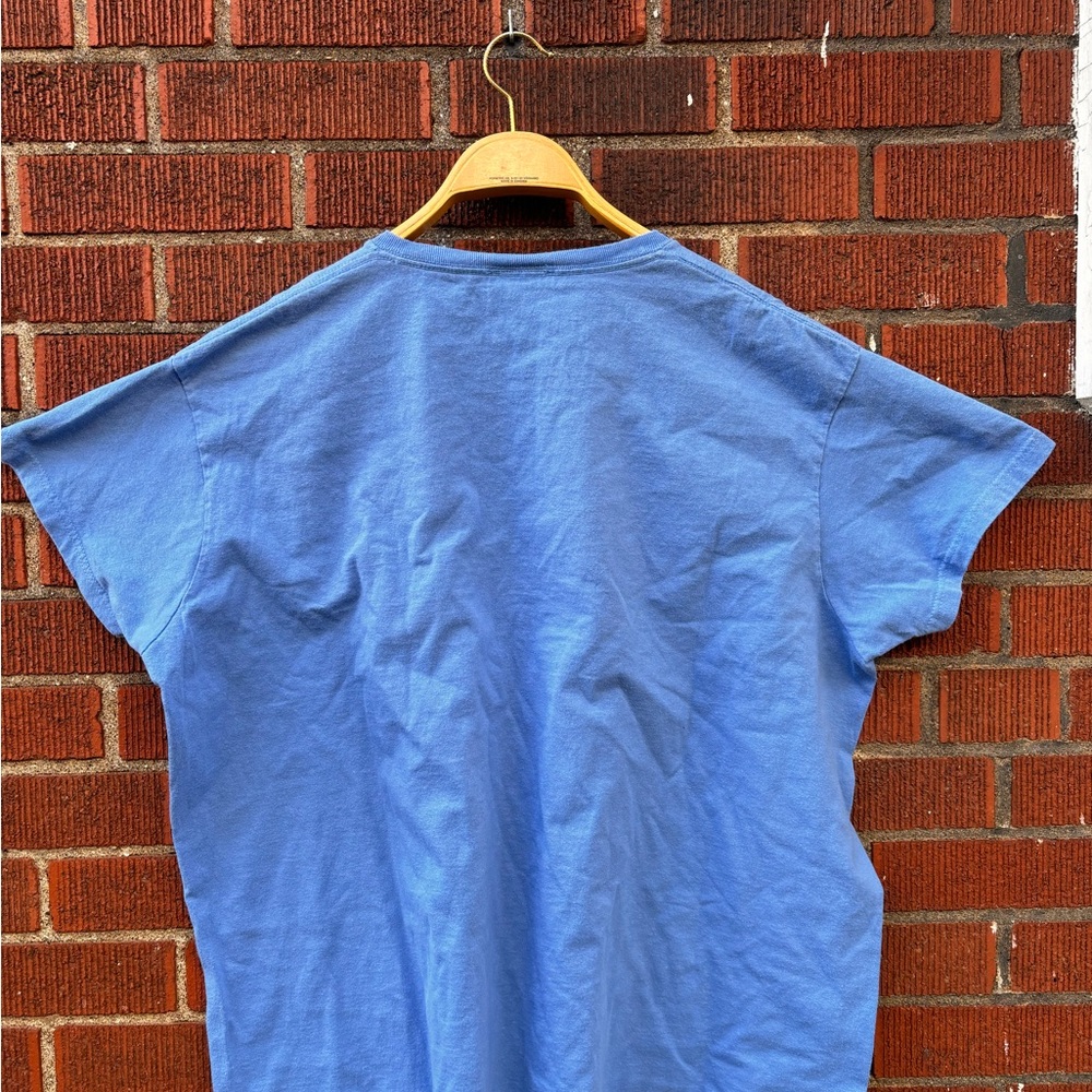 Grandma core 90’s embroidered bird blue t shirt - Picture 4 of 4